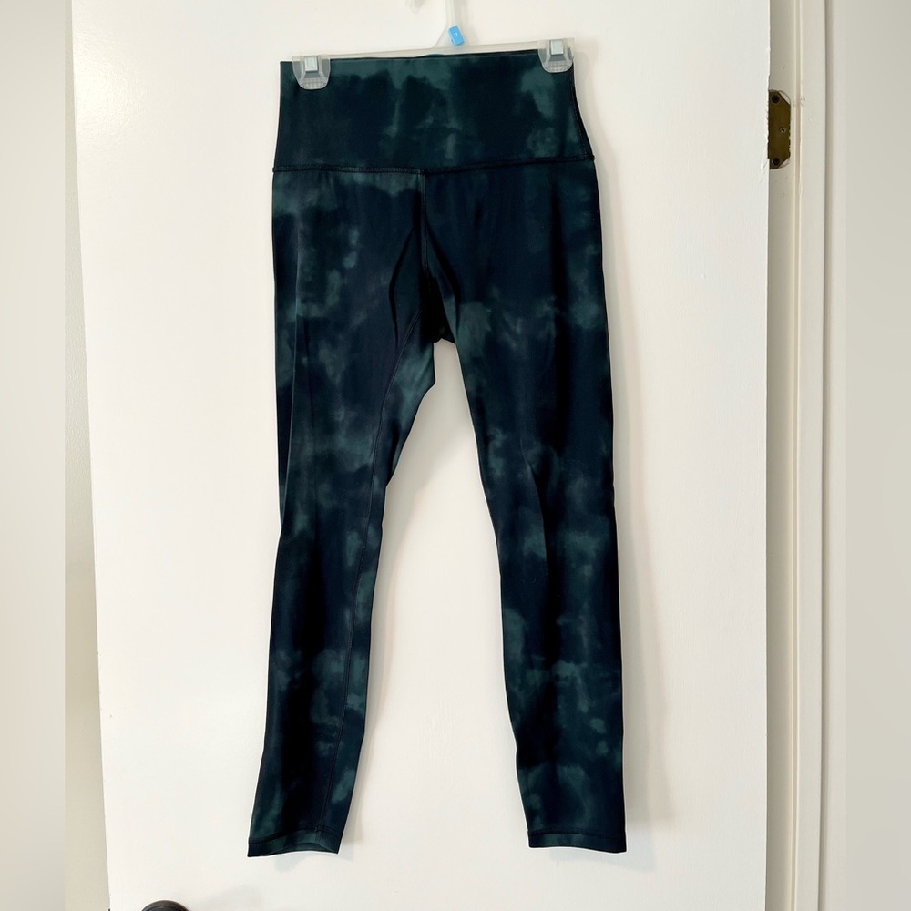 CRZ YOGA Green/Black High Waisted Naked Feeling Leggings